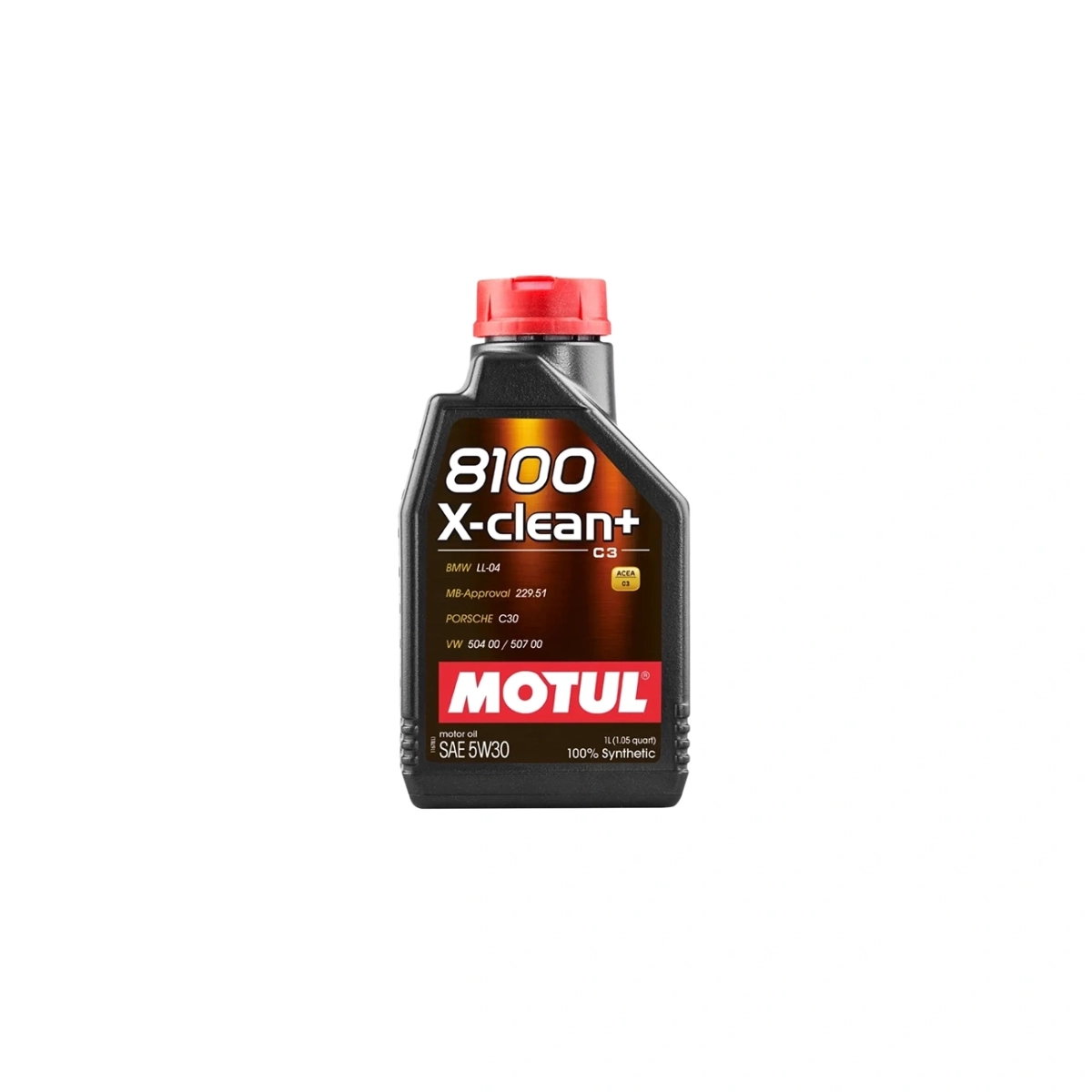 Motul 8100 X-Clean 5W-30 Motor Yağı 1LT